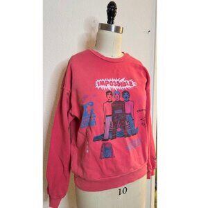 MOTHER Sweatshirt The Drop Square Cotton Think Sideways